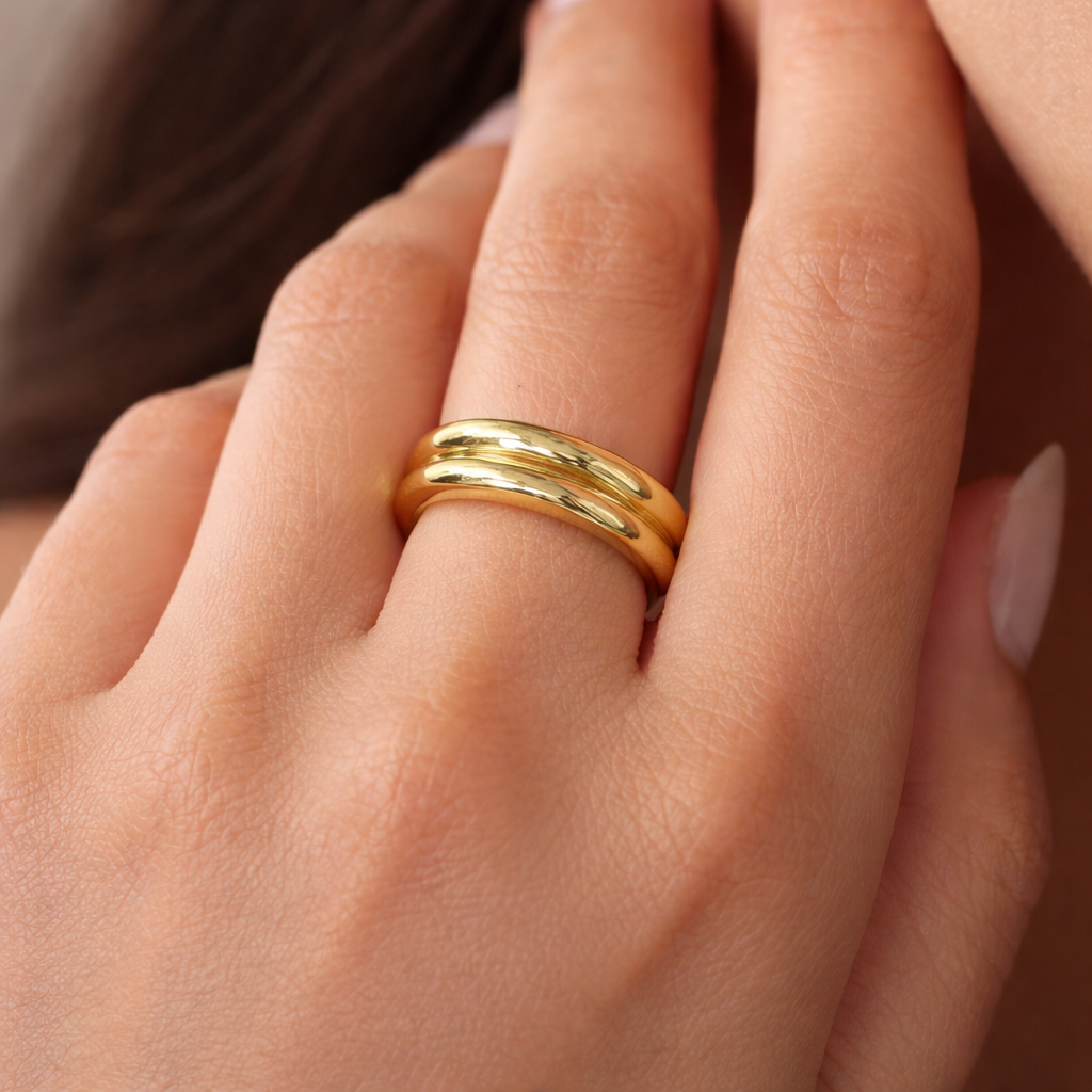 Double Wave Ring