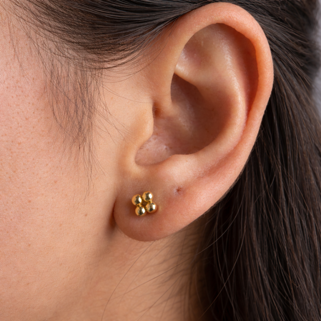 Square Dot Studs