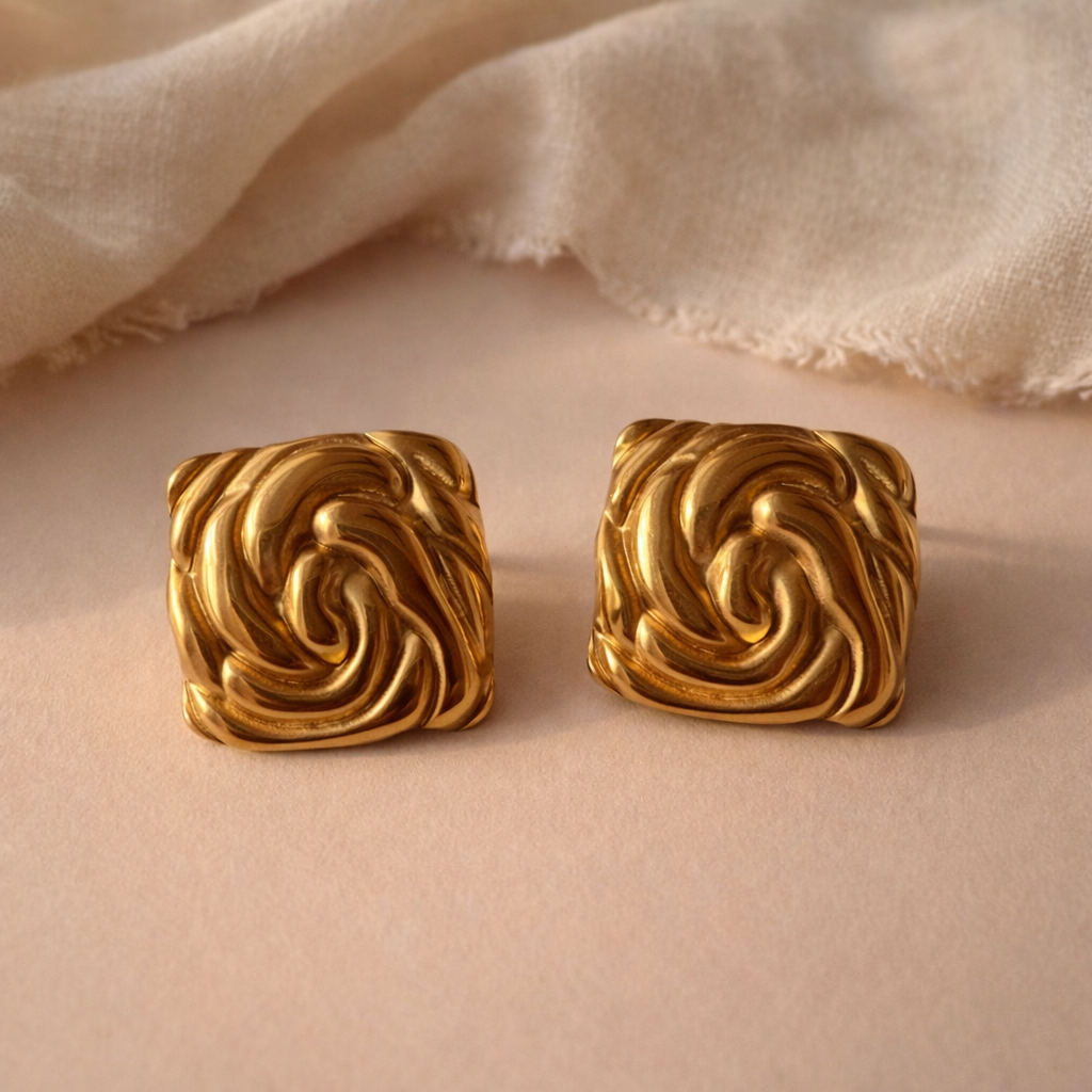 Square Abstract Earrings