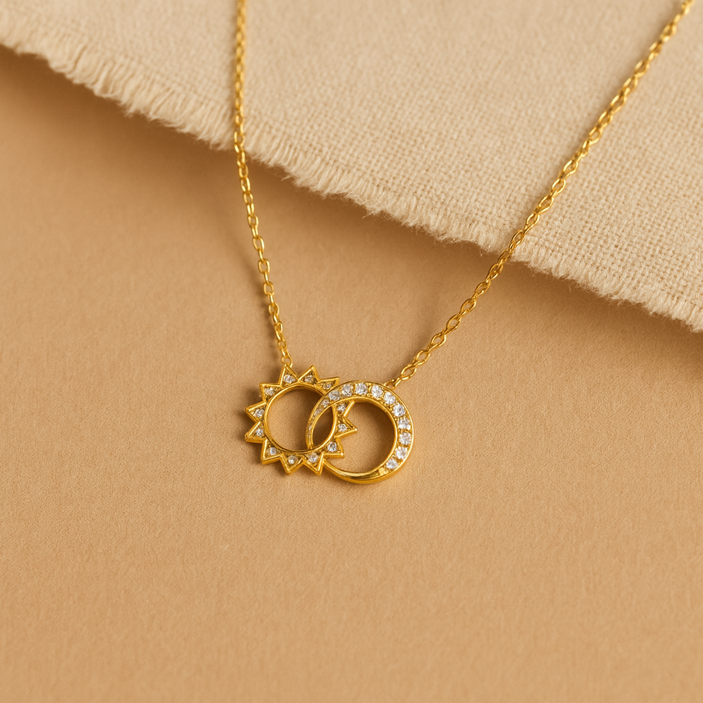 Interlocked Eternity Necklace