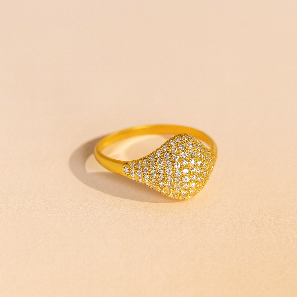 Soft Pink Signet Ring