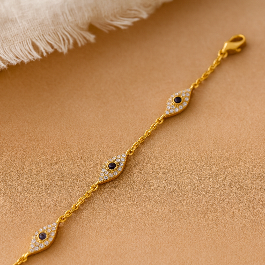 Evil Eye Diamond Bracelet