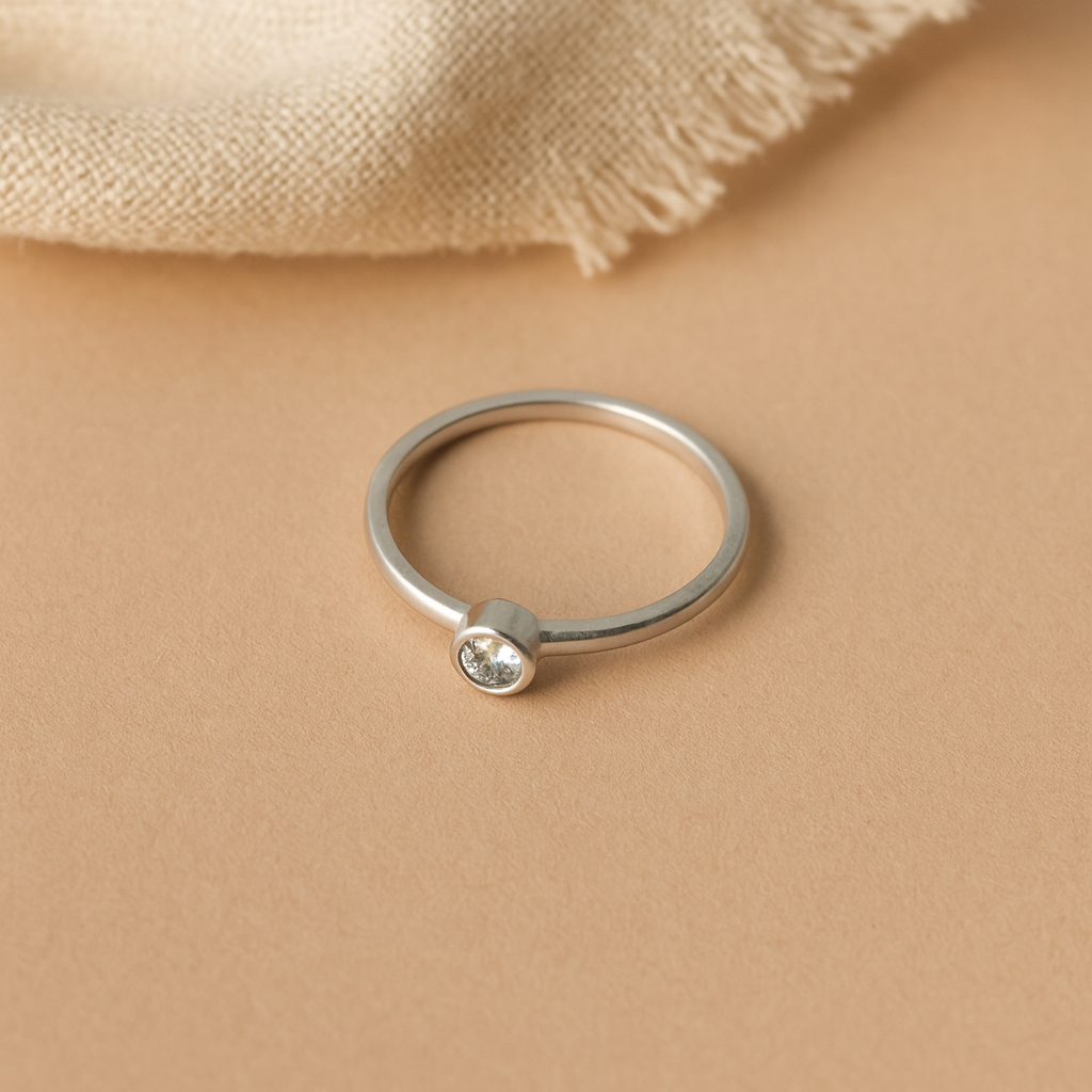Single Diamond Ring