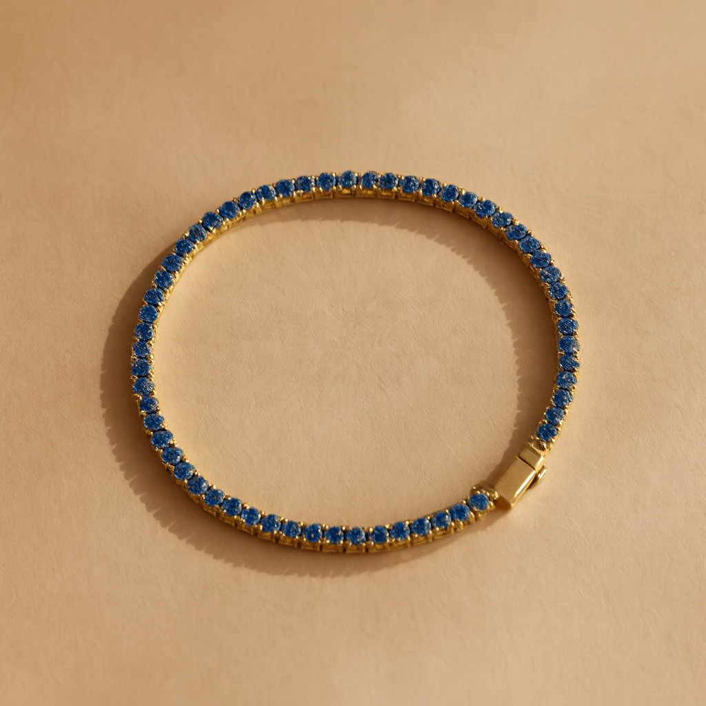 Sapphire Tennis Bracelet