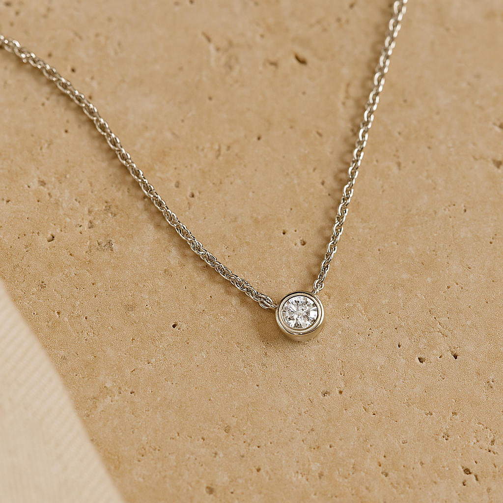 Solo Diamond Necklace