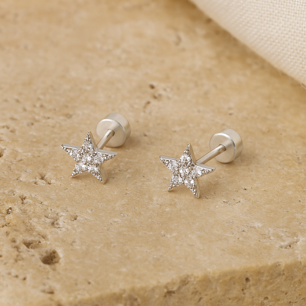 Diamond Star Studs