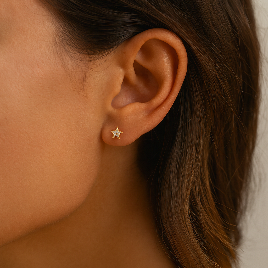 Diamond Star Studs