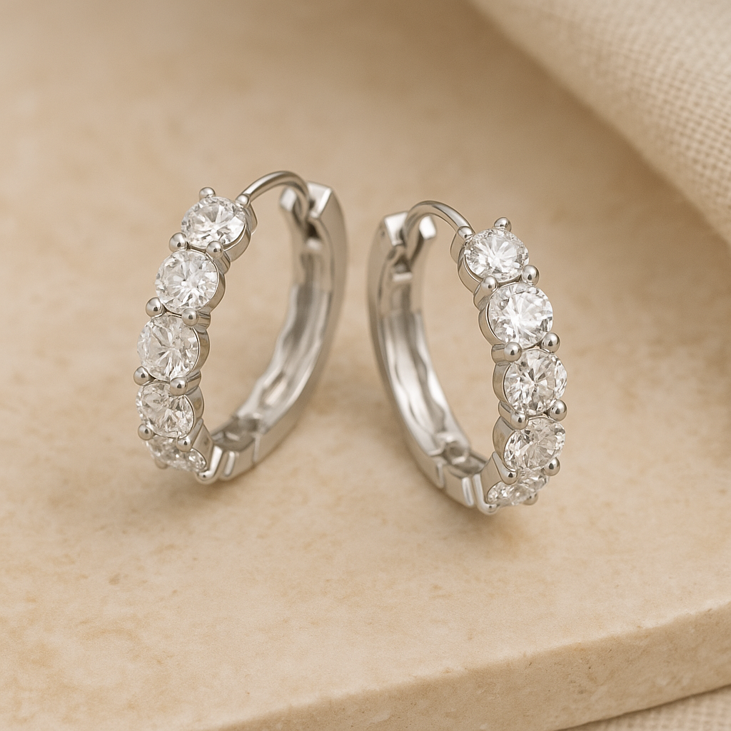 Small Round Hoop Earring