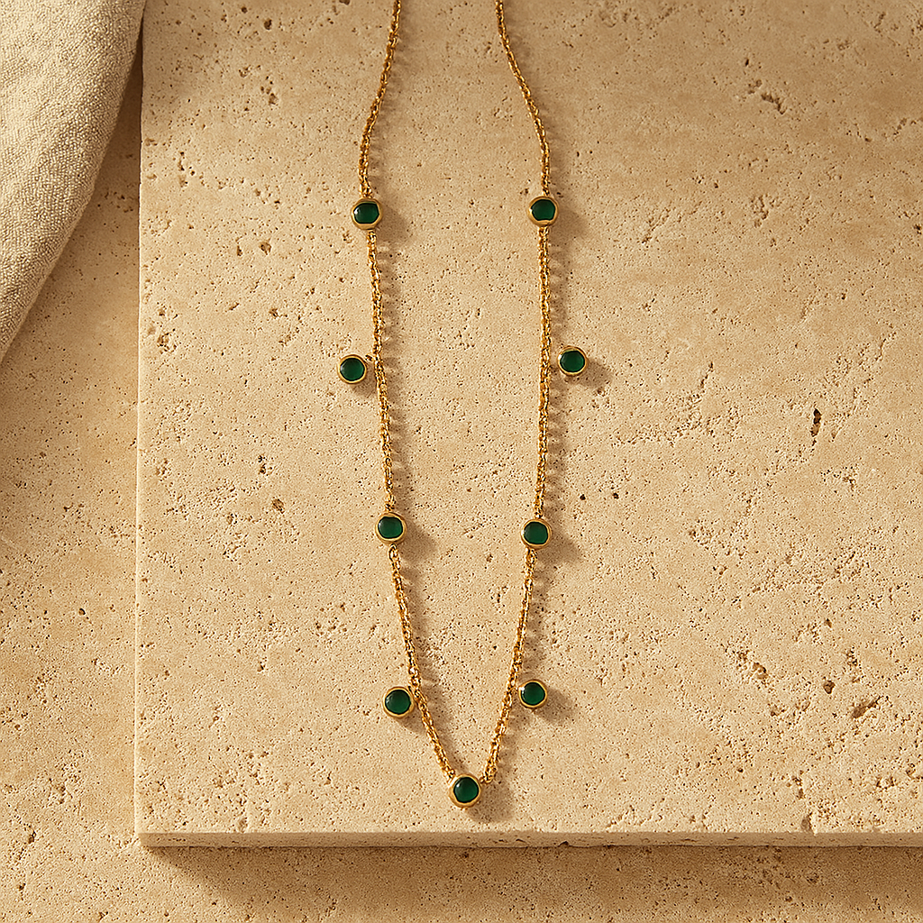 Emerald Drop Necklace