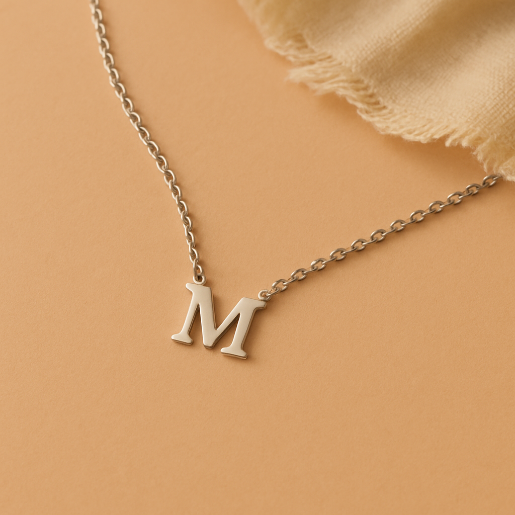 Uppercase Initial Necklace