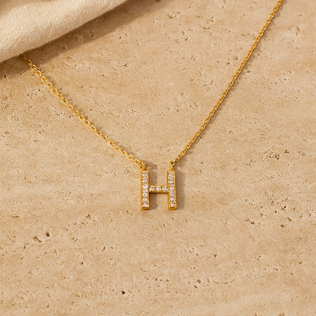 Initial Diamond Necklace