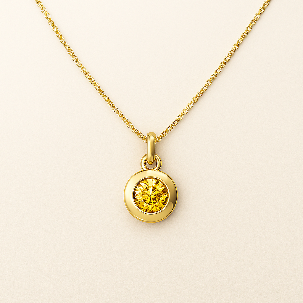 November Birthstone Necklace