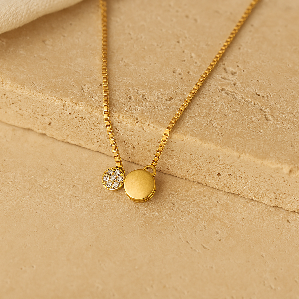 Full Sun Moon Necklace