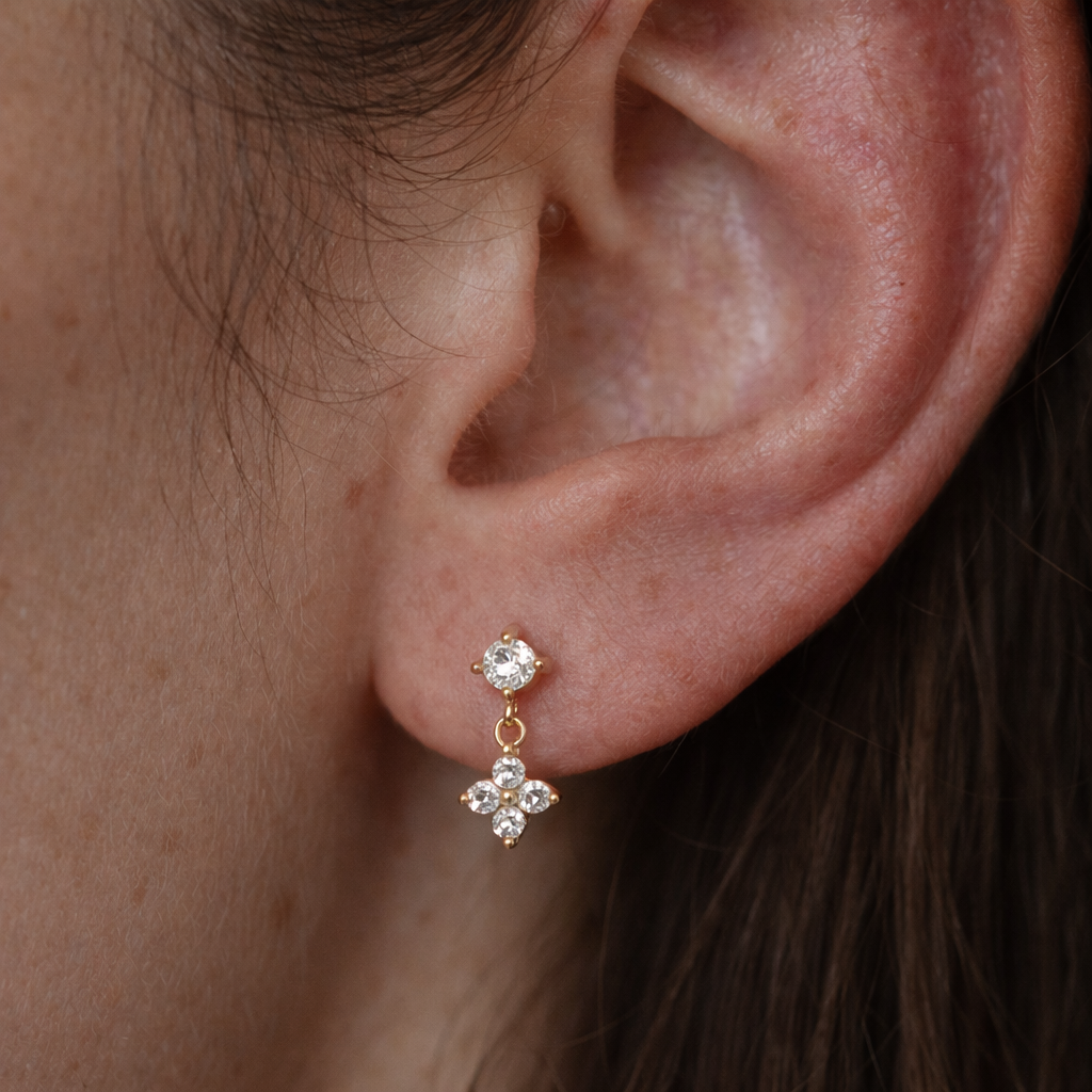 Fleur Drop Stud