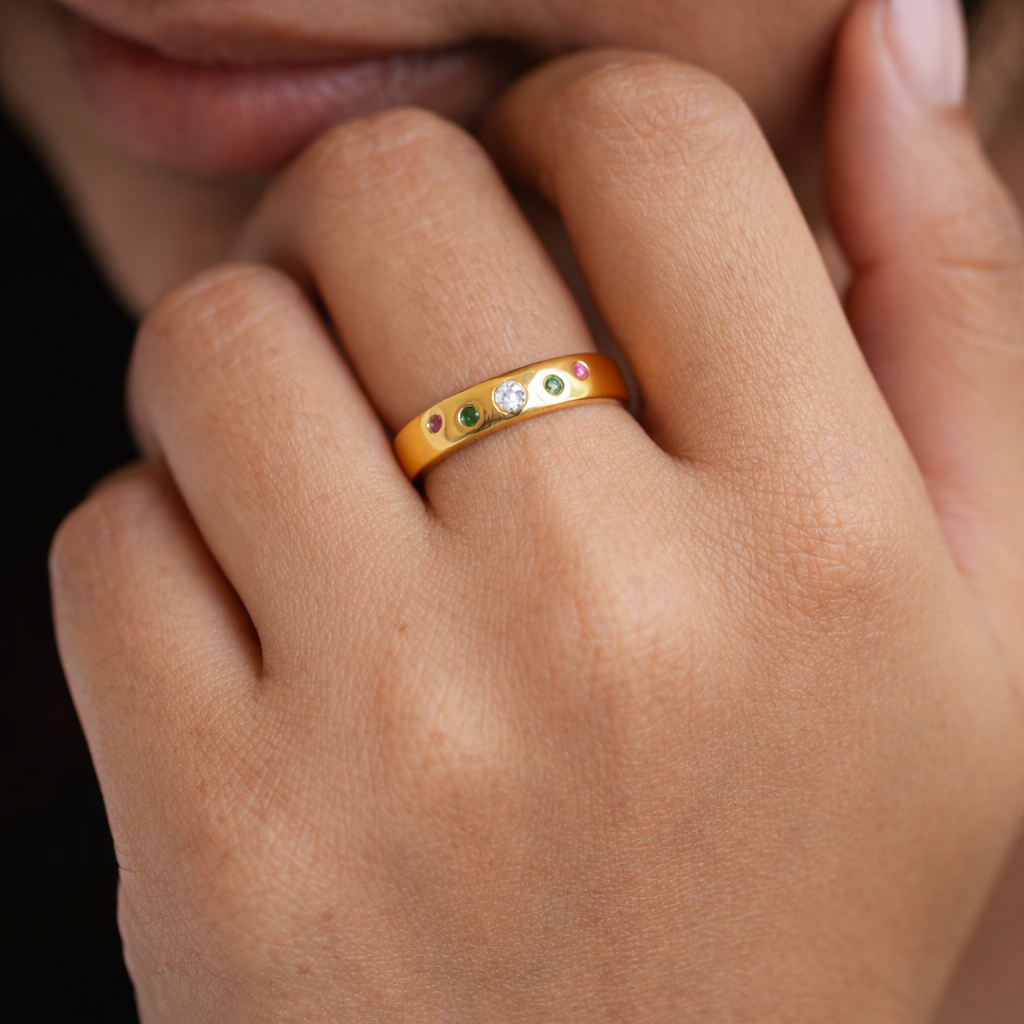 Multi Gem Ring
