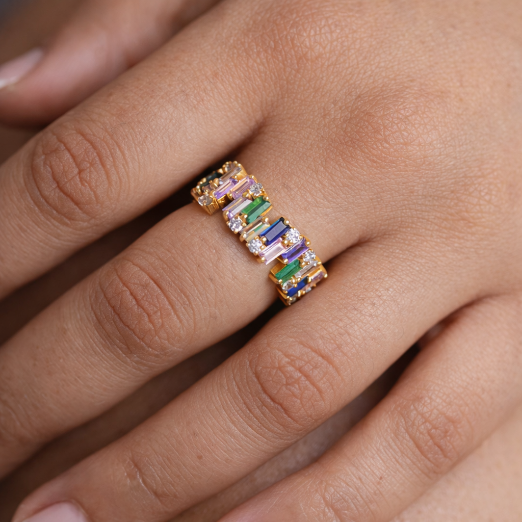 Mosaic Gem Ring