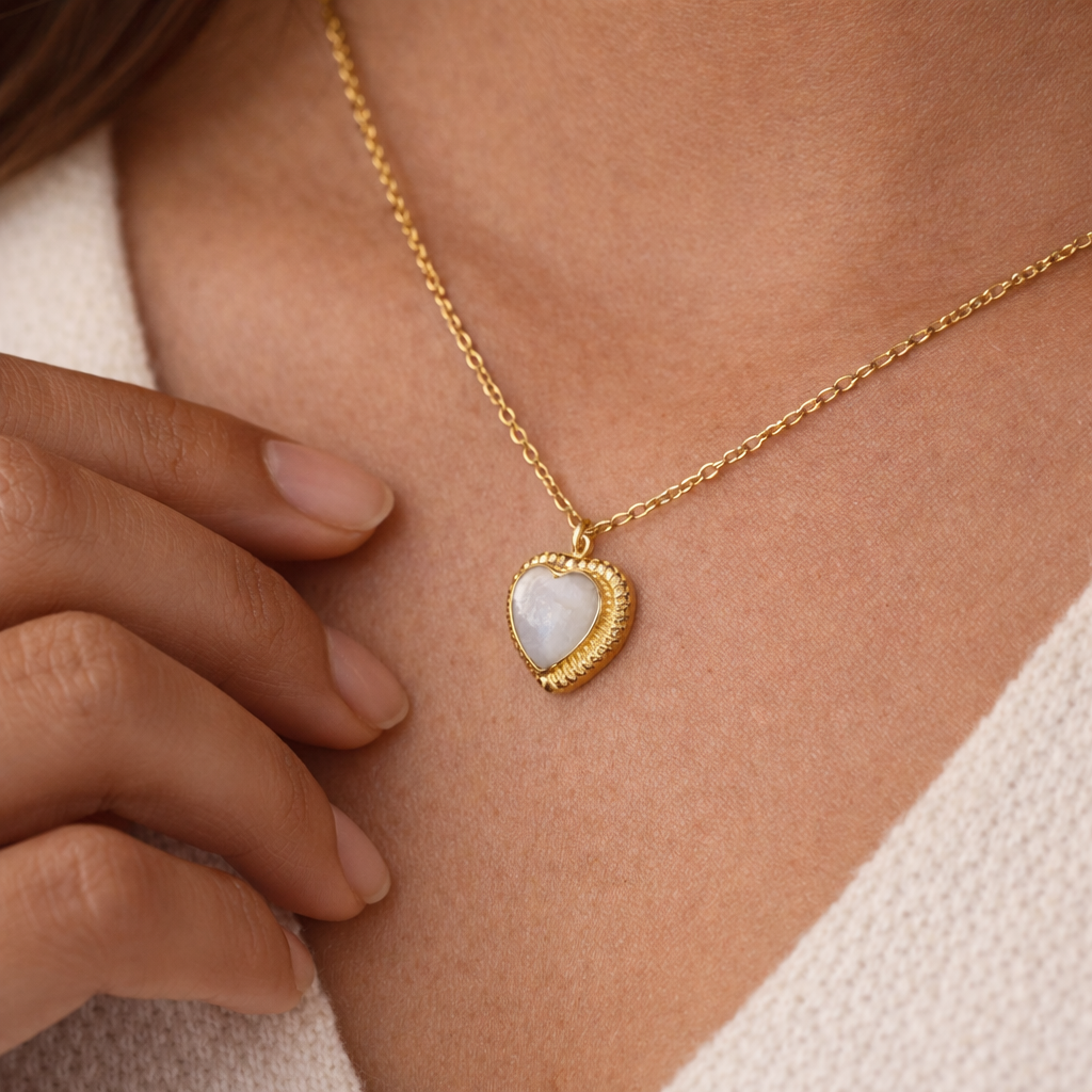 Heart Stone Necklace