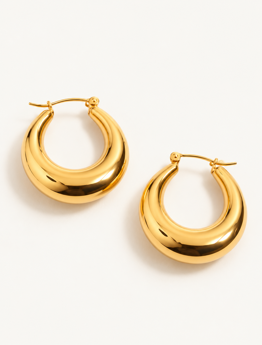 Chunky Crescent Hoop