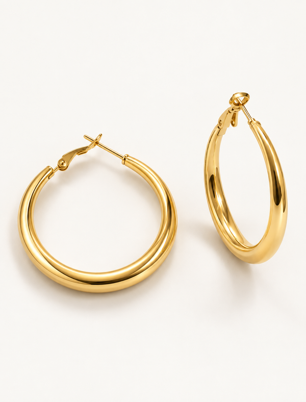 Classic Hollow Hoops