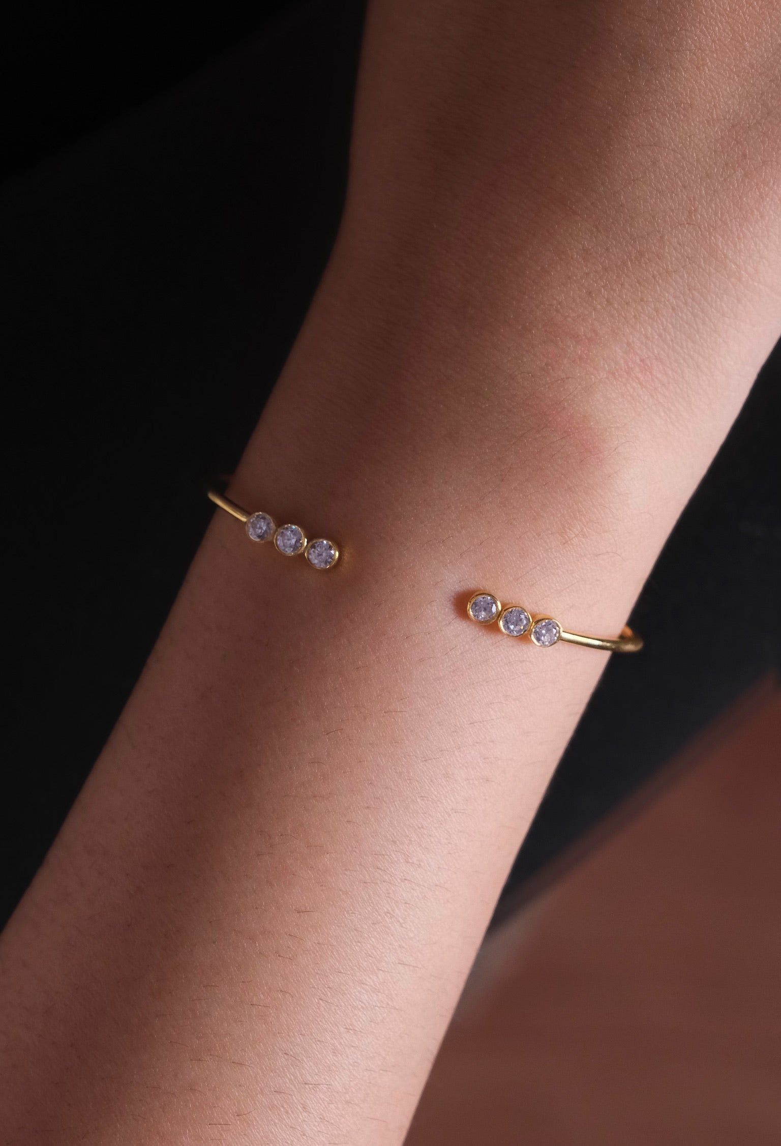Tri Diamond Cuff