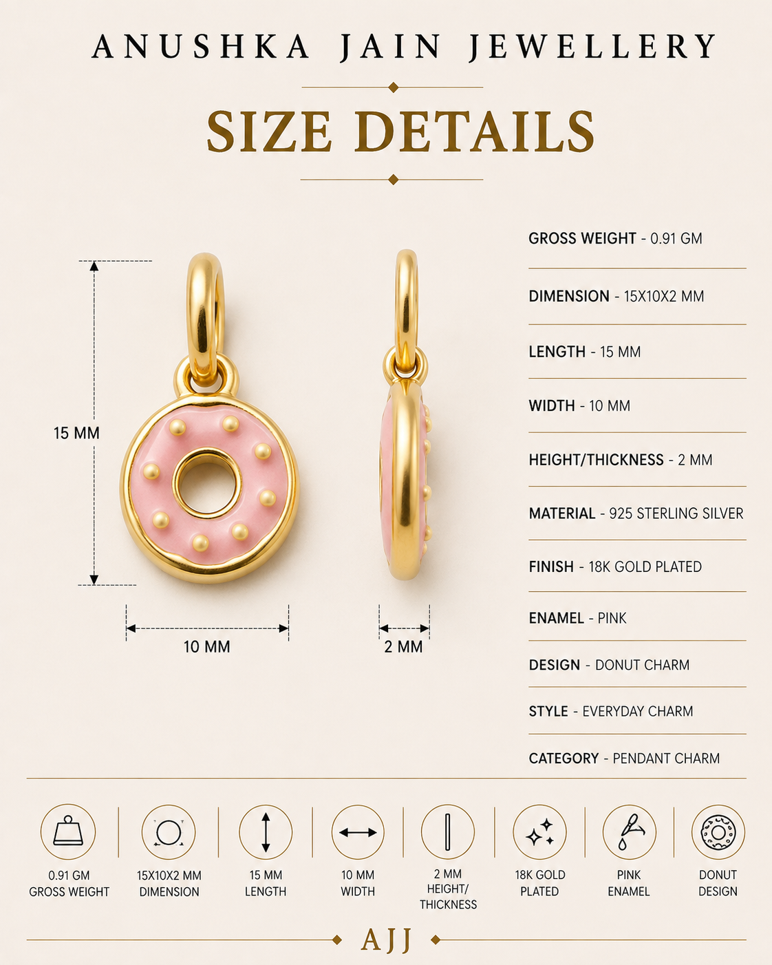 Donut Charm