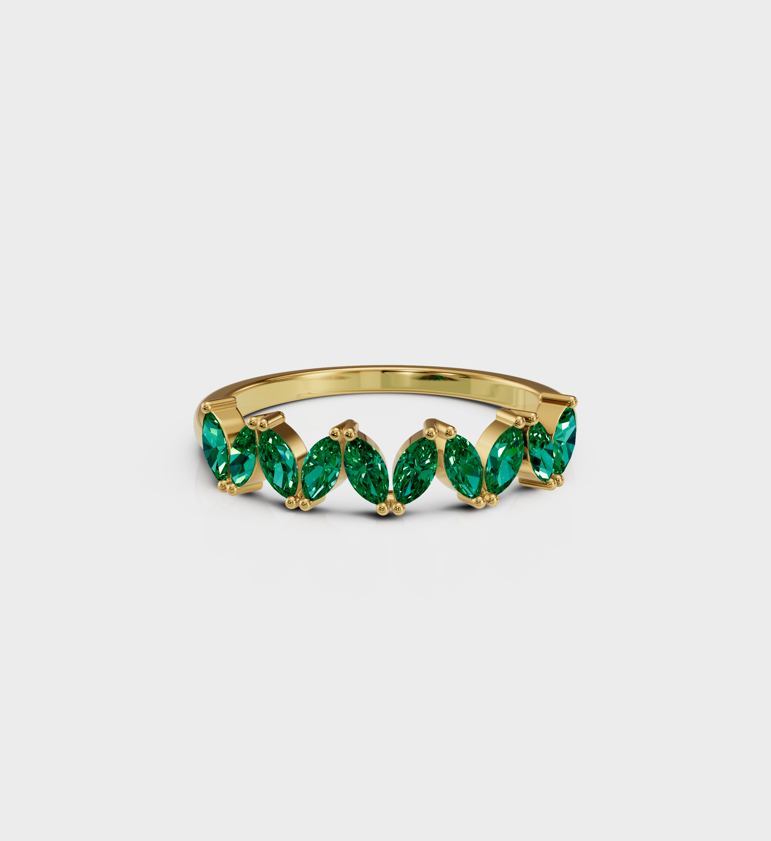 Tapsee Pannu In Emerald Marquise Band