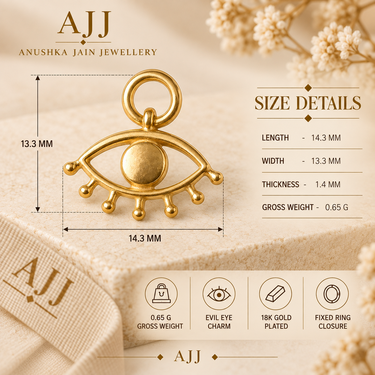 Everyday Evil Eye Charm