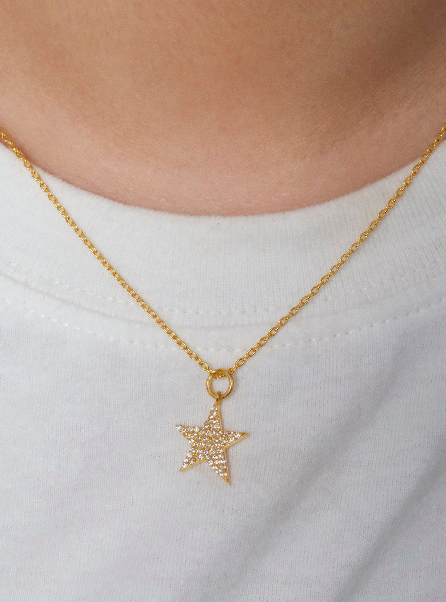 Big Star Diamond Charm