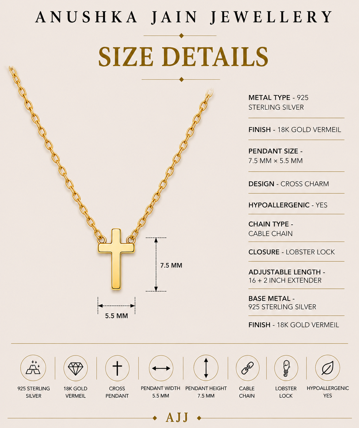 Holy Cross Necklace