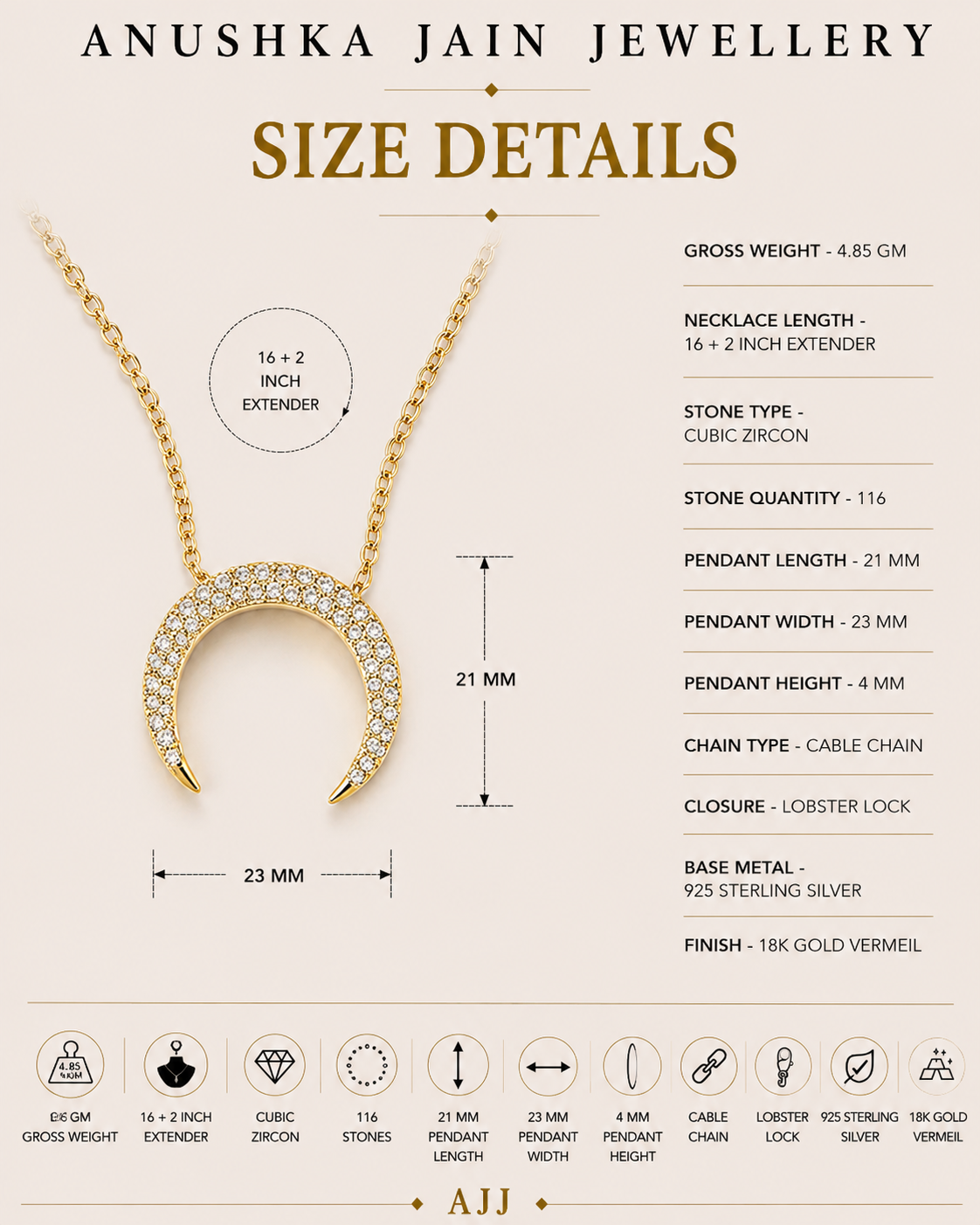 Horseshoe Diamond Necklace