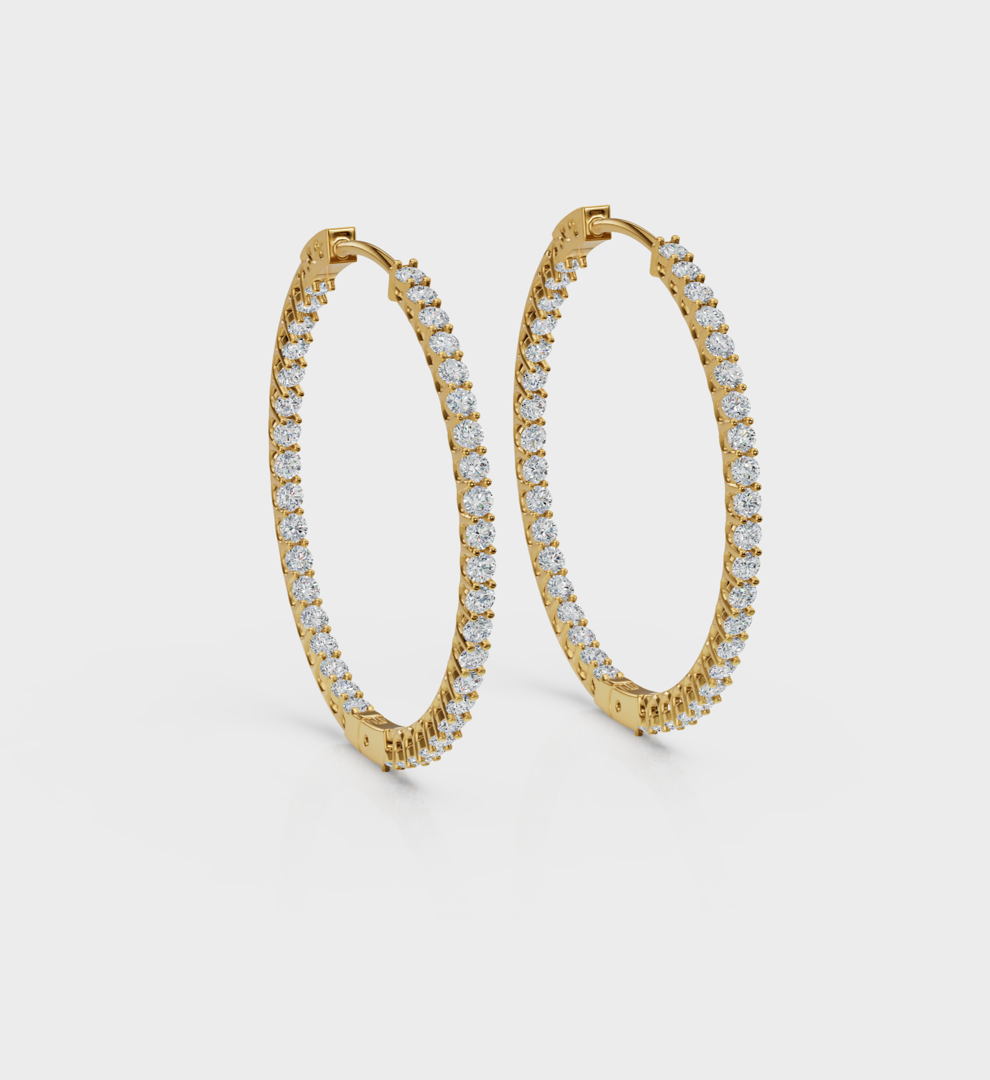 Tarini Manchanda in Inside Out Hoop Earring