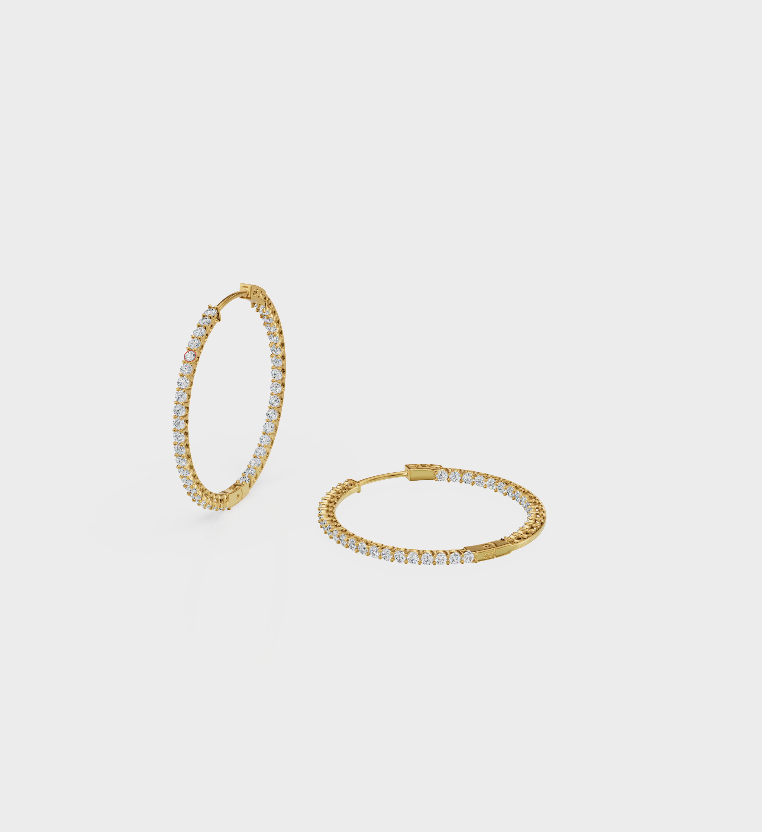 Tarini Manchanda in Inside Out Hoop Earring