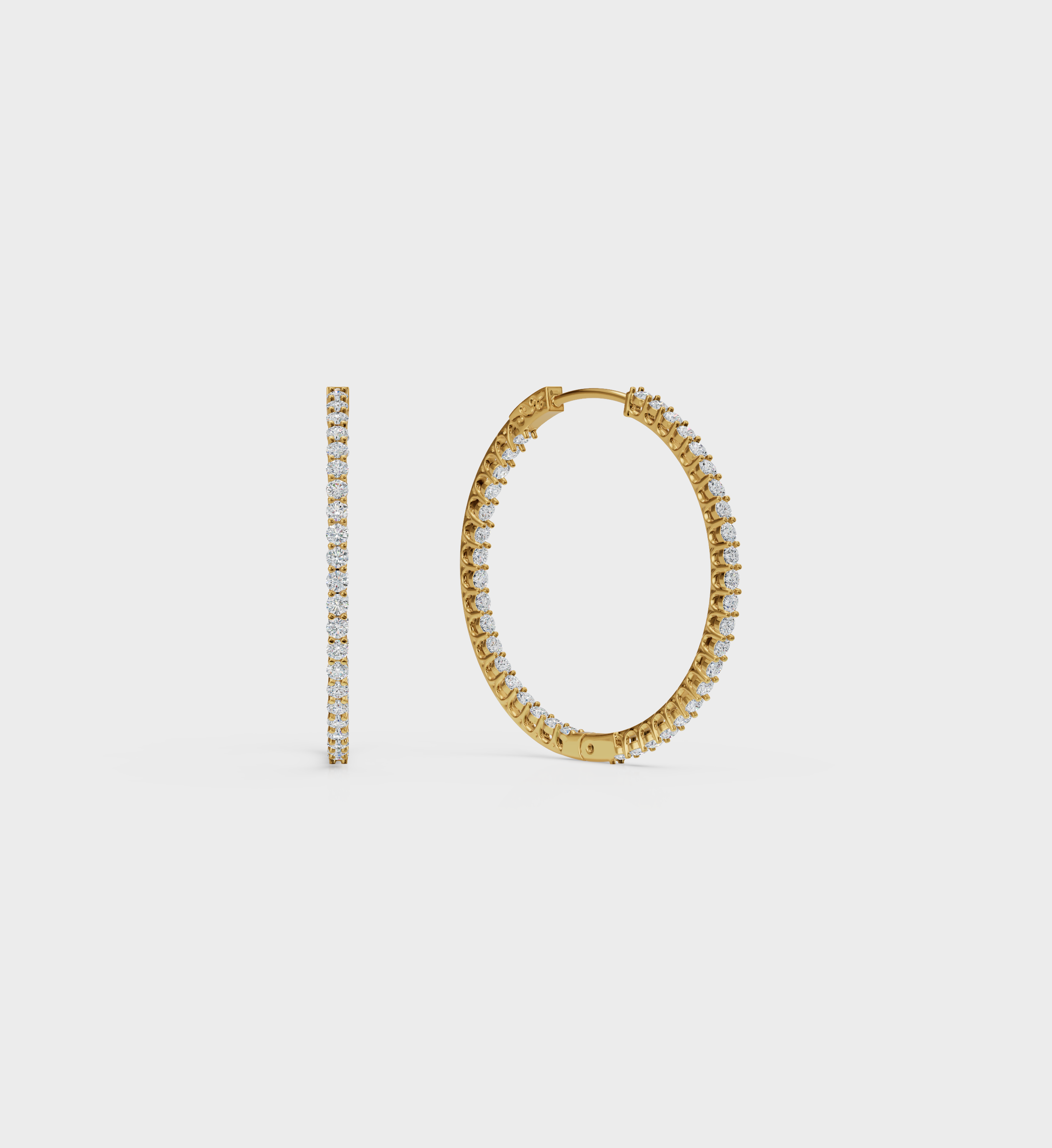 Tarini Manchanda in Inside Out Hoop Earring