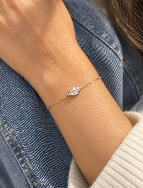 Marquise Bezel Bracelet