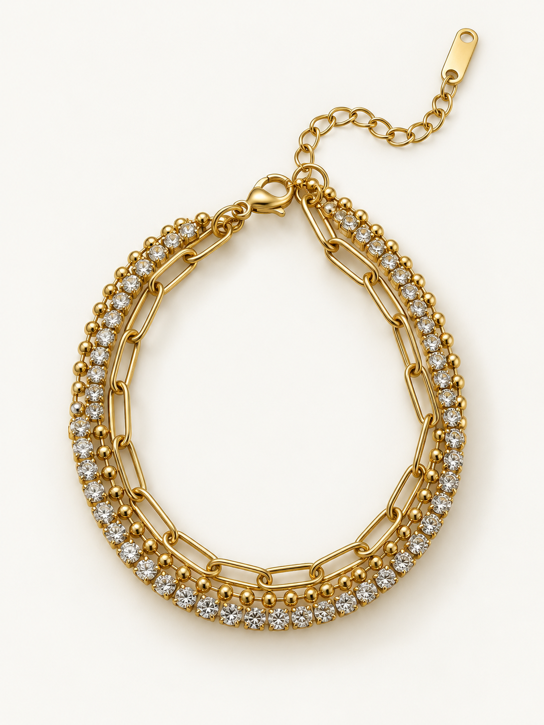 Triple Layer Bracelet