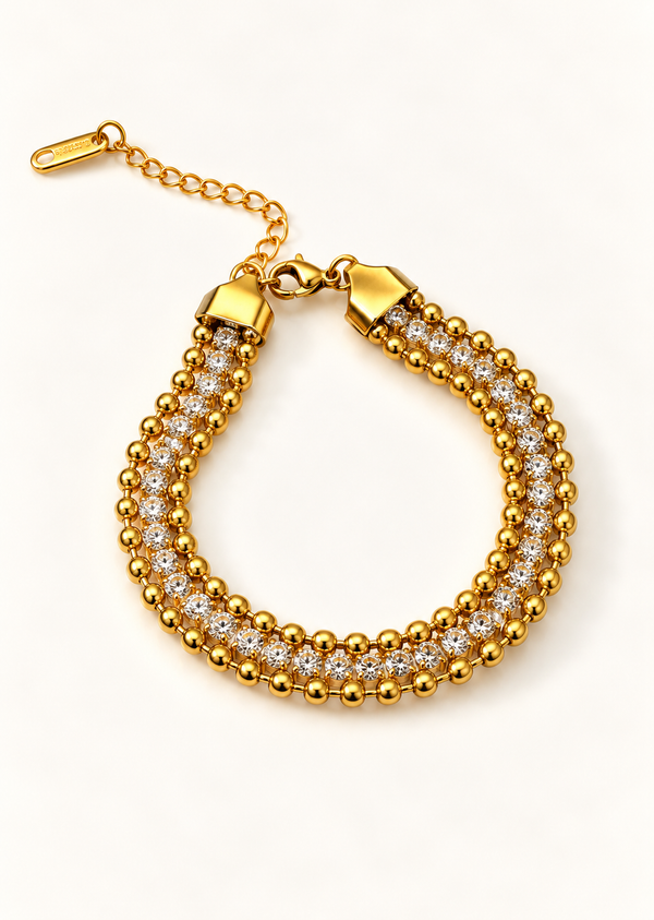 Bead Tennis Bracelet
