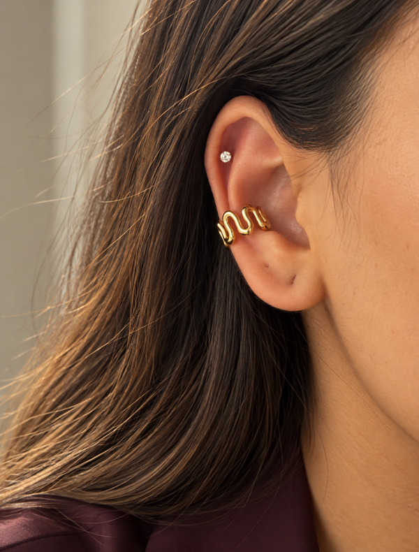 Wave Ear Cuff