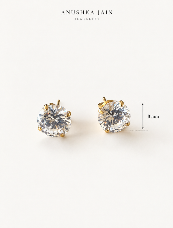 Classic Prong Round Stud
