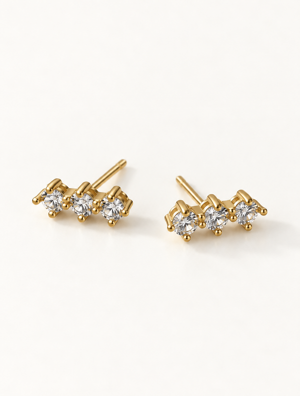 Trio Princess Line Stud