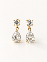 Round Pear Drop Earring