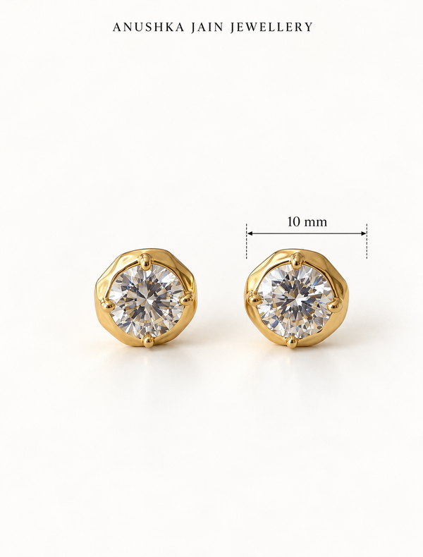 Misu Bezel Solitaire Stud