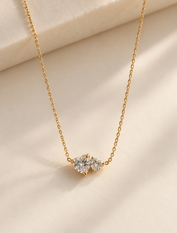 Heart Pear Necklace