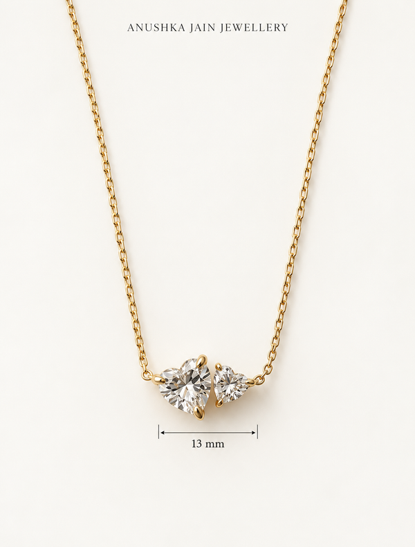 Heart Pear Necklace
