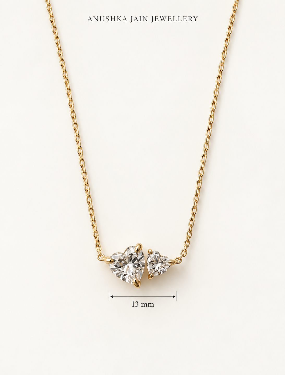 Heart Pear Necklace