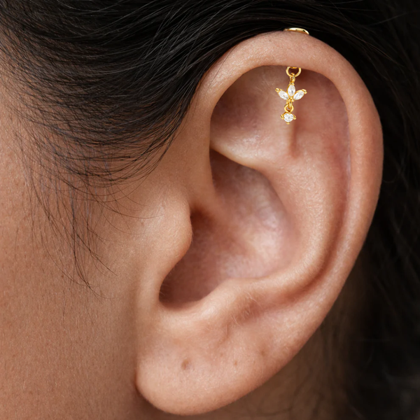 Leafy Drop Studs