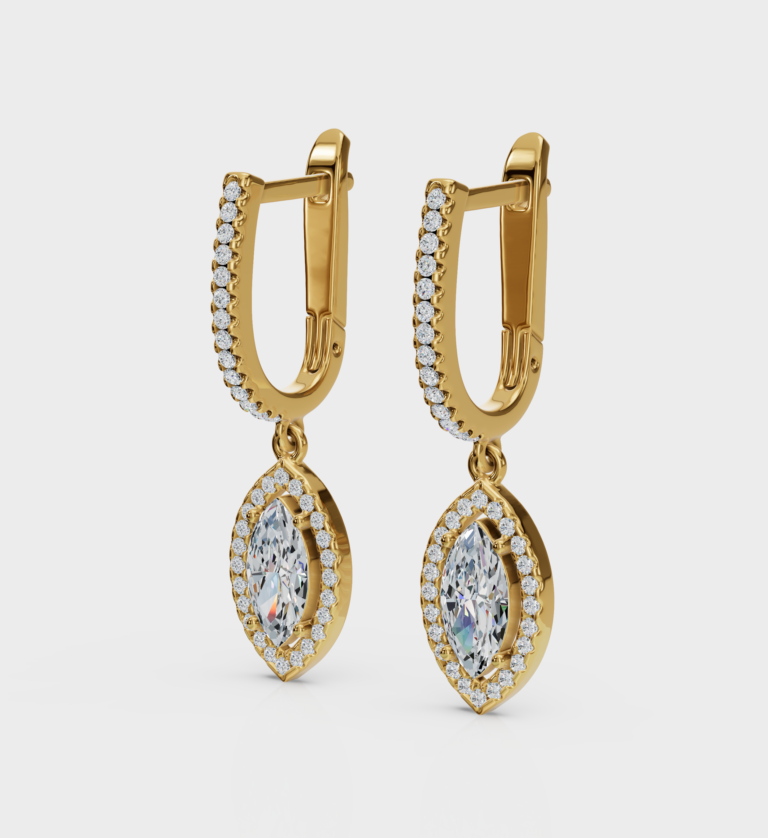 Marquise Diamond Earrings