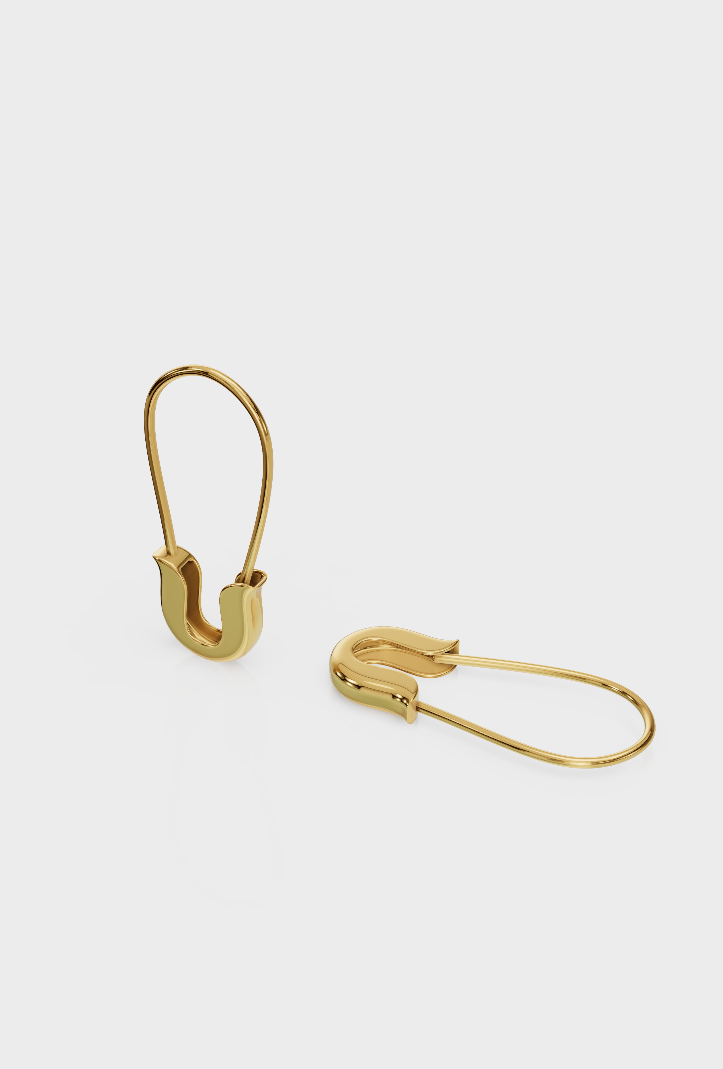 Palak Tiwari in Mini Safety Pin Earrings