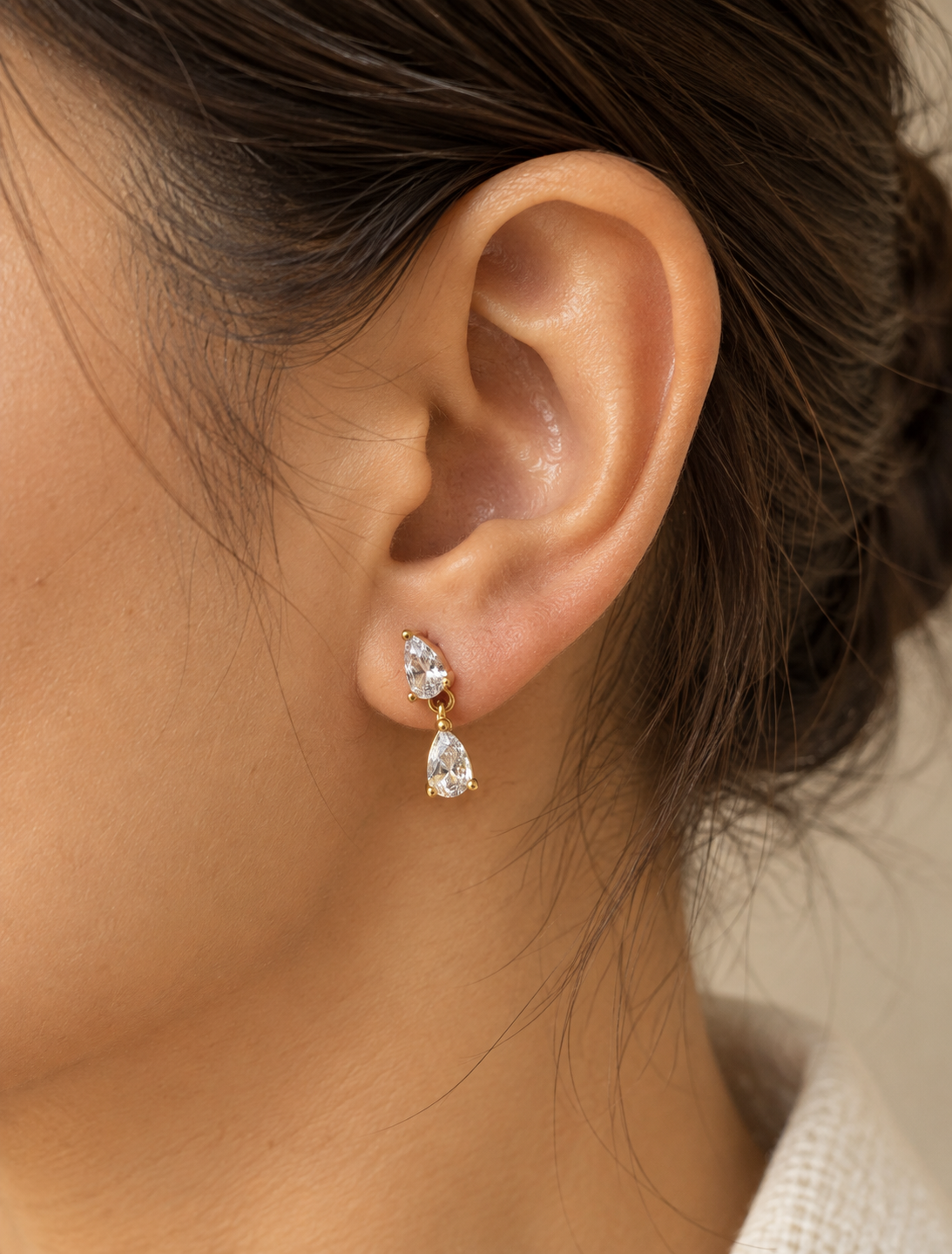 Marquise Dangle Stud