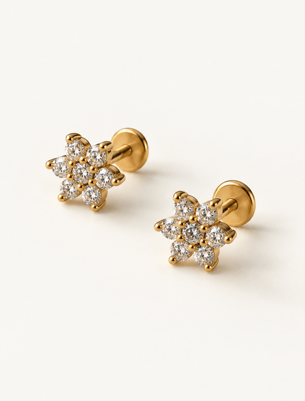 Micro Flower Stud