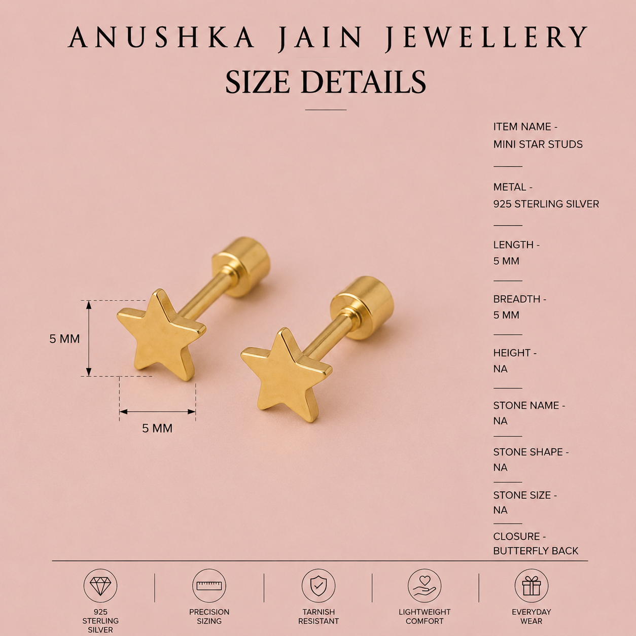 Mini Star Studs